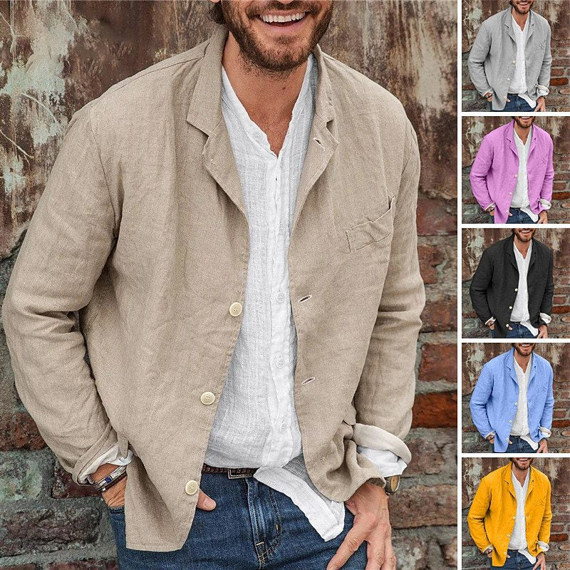 Paxton | Men's Casual Single Breasted Relaxed Fit Blazer - Image 1