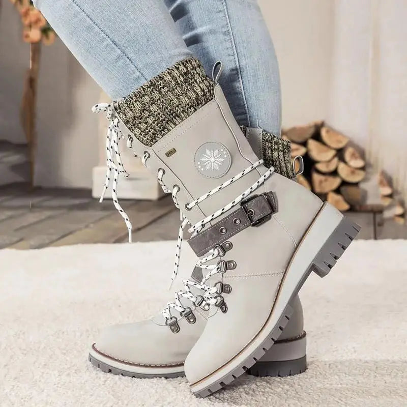 Persephone | Women's Lace-Up Combat Boots - Image 2
