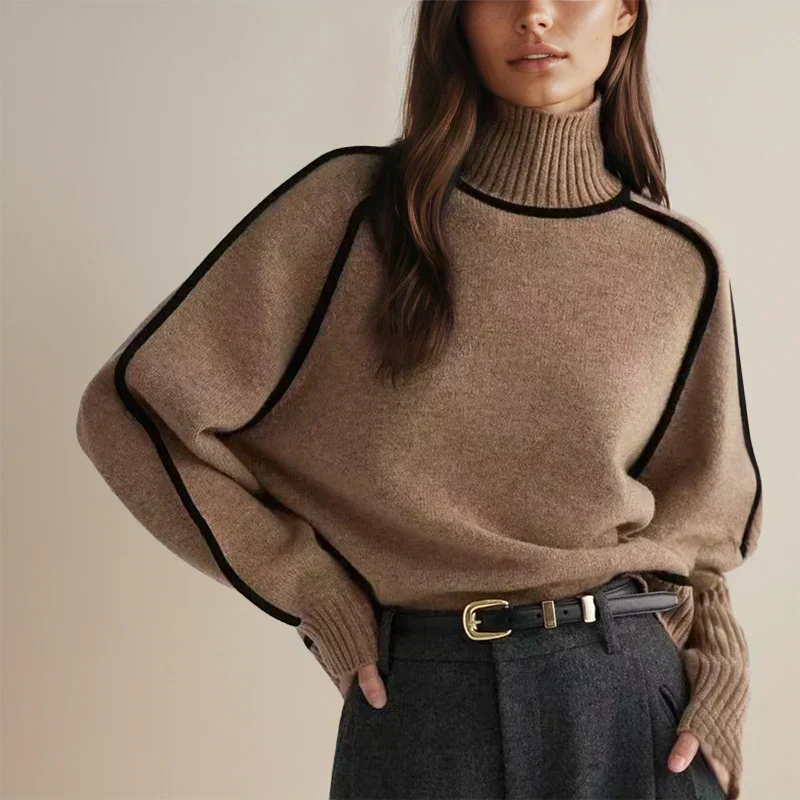 Primrose | Women's Turtleneck Long Sleeve Sweater - Image 2