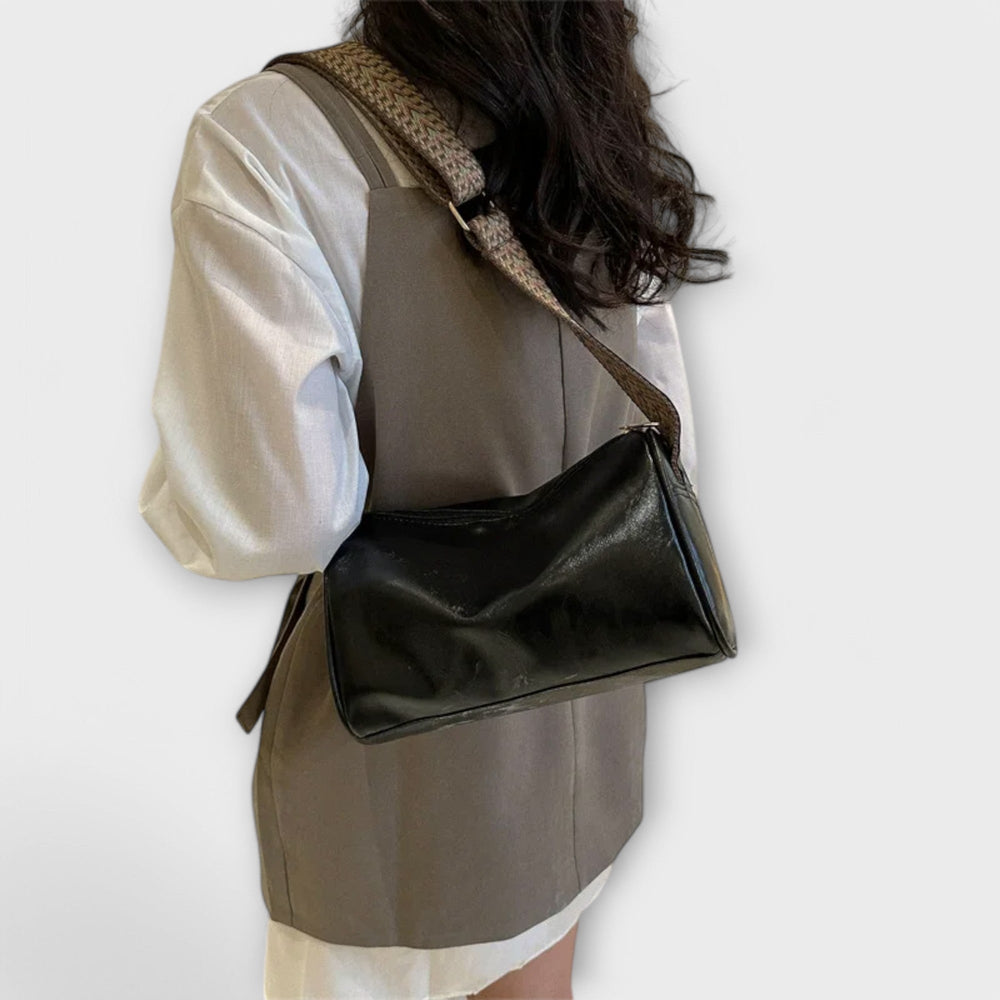 Rhiannon | Women's Woven Strap Shoulder Bag - Image 2