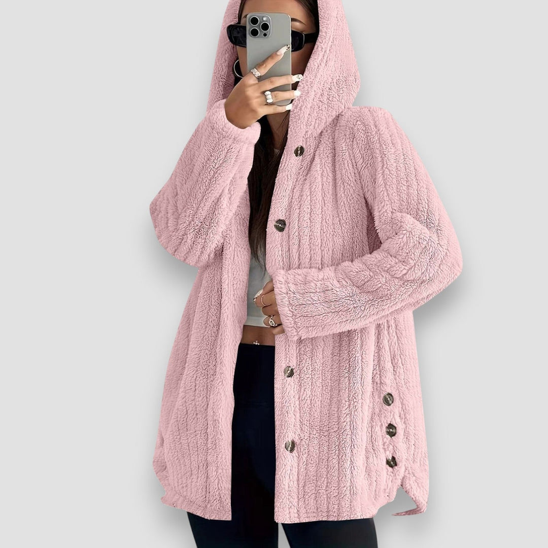 Rosalba | Women's Hooded Long Sleeve Cardigan - Image 1