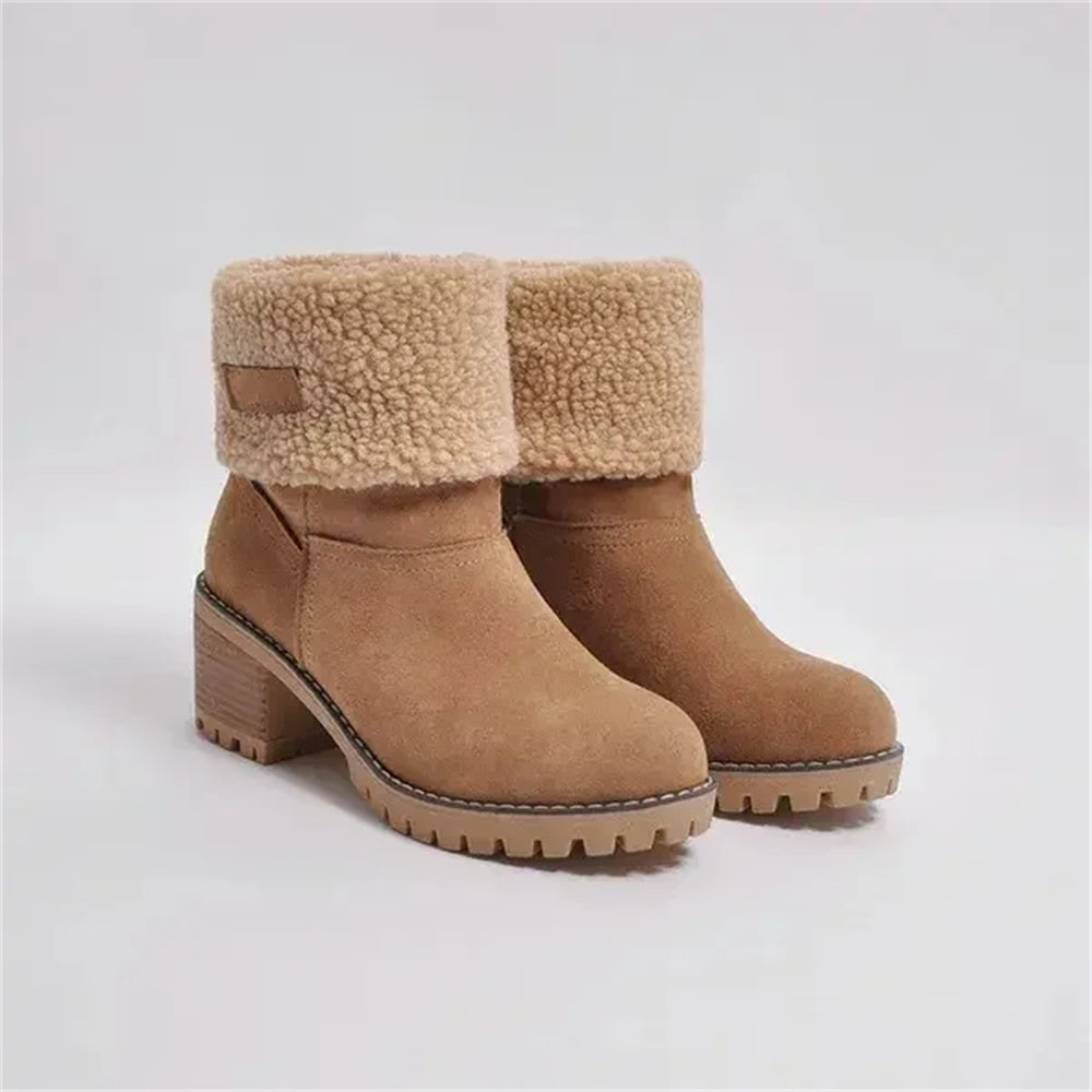 Rowena | Women's Faux Fur Lined Ankle Boots - Image 1