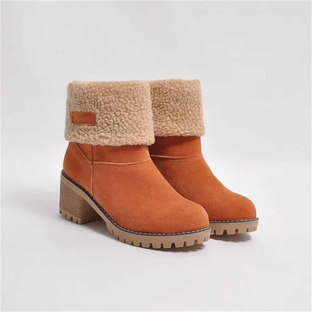 Rowena | Women's Faux Fur Lined Ankle Boots - Image 2