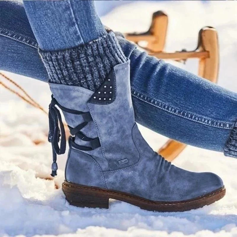 Seraphica | Women's Lace Up Ankle Boots - Image 1