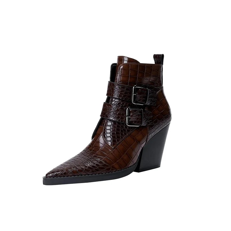 Seraphima

Wait, | Women's Buckle Ankle Boots - Image 2