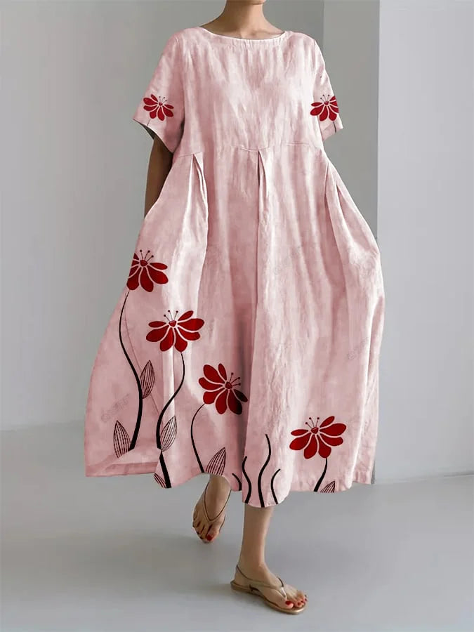Seraphina | Women's Floral Midi Dress - Image 1