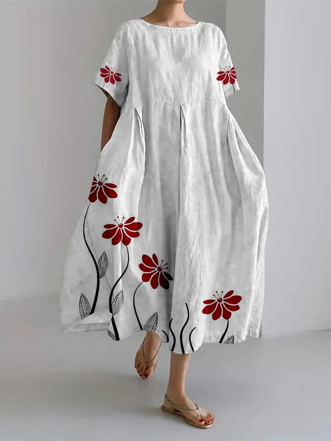 Seraphina | Women's Floral Midi Dress - Image 2