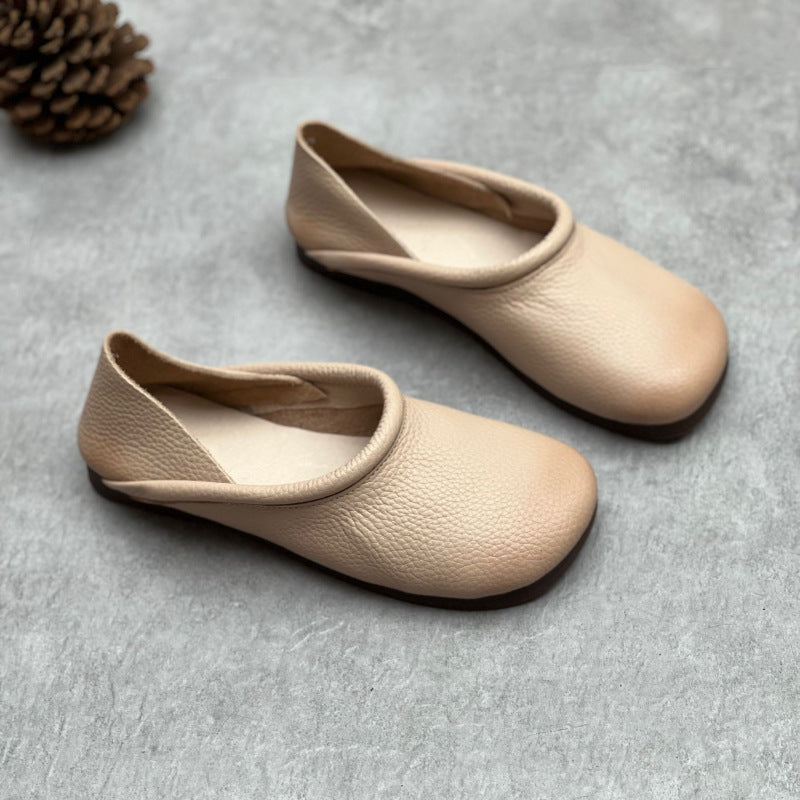 Sienna | Women's Brown Ballet Flats - Image 2