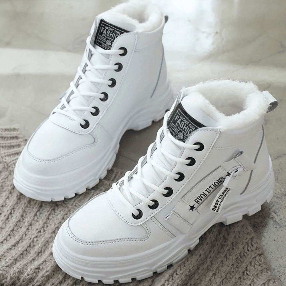 Tesswick | Women's Fleece-Lined High-Top Winter Boots - Image 2