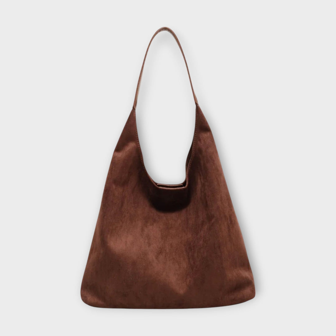 Thessaly | Women's Brown Hobo Shoulder Bag - Image 1