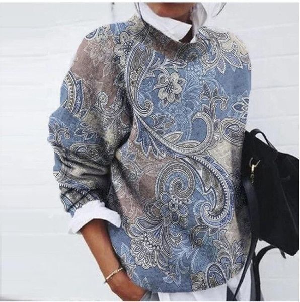 Thessvine | Women's Paisley Print Knit Jumper - Image 2
