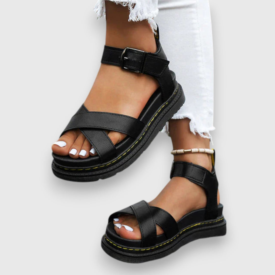 Valentina | Women's Ankle Strap Platform Sandals - Image 1