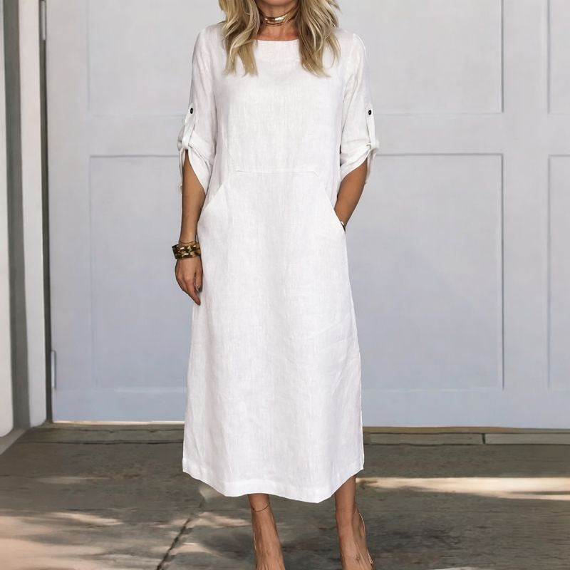 Venetia | Women's Relaxed Fit Midi Dress - Image 1